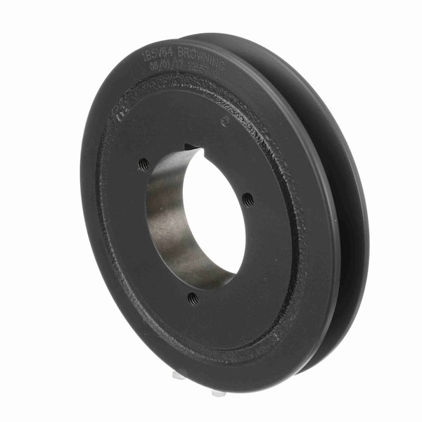 1 Groove Cast Iron Bushed Bore Multiple Sheave, 1B5V64